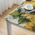 thumbnail image 4 of HAOXIT for Rectangle Tables, Square Table Cloth Cover Square Tables, Wipeable Oilcloth s for Outside Patio Table, BBQ white, 4 of 7