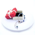 thumbnail image 2 of Bohemian Blue Ceramic Bracelet Charms, Stainless Steel, 2 of 4