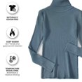 thumbnail image 4 of Pull Col Roulé Femme Base Intérieure Automne et Hiver Manches Longues Chaud Ajusté Couleur Unie Pull Ajusté, 4 of 5