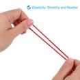 thumbnail image 4 of Uxcell Elastic Barbed Cord Loop Stretch Round String with Metal Barb Fasteners for Hats Masks Menus 100 Pcs Red 13 in, 4 of 7