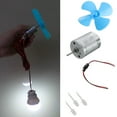thumbnail image 3 of Milue DC Motor DIY Kit Small Motor Micro Wind Turbines Small Motor Generator, 3 of 11