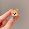 thumbnail image 4 of BELOWSYALER Adorable Shiba Inu Dog Pin Jewelry Playful Shiba Inu Pin Brooch Accessory Designed For Pet Fan And Styles Seekers, 4 of 9
