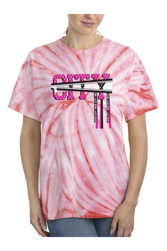 Zipper Star City Banner Tie Dye Cyclone Women -Image by Shutterstock, Female XX-Large