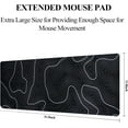 thumbnail image 4 of Large Gaming Mouse Pad Extended Big XXL Mouse Pad Keyboard Laptop Computer Desk Mat with Non-Slip Base Stitched Edge for Home Office Gaming Work, 4 of 6