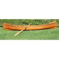 thumbnail image 4 of Wooden Canoe With Ribs Curved Bow Matte Finish 10 ft, 4 of 5