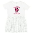 thumbnail image 3 of Inktastic Soccer Princess Girls Toddler Dress, 3 of 5