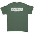thumbnail image 5 of America: Established 1776 T-Shirt, 5 of 7