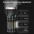 thumbnail image 4 of Cheers.US Rechargeable LED Spotlight ABS Ultra-Long Standby Flashlights Rechargeable Waterproof Strong Camping Flashlight Waterproof Light, 4 of 11