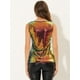 thumbnail image 3 of INSPIRE CHIC Camiseta sin mangas con cuello redondo y lentejuelas brillantes para mujer Sirena L, 3 of 4