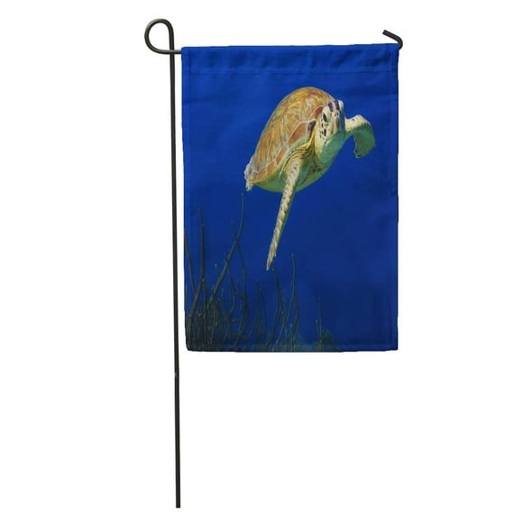 POGLIP Game King of The Night and Dragon Blue Flame White Garden Flag Decorative Flag House Banner 12x18 inch