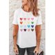 thumbnail image 2 of ABPHQTO Camiseta de manga corta con estampado de vaca y letra de conejito blanco para mujer, 2 of 5