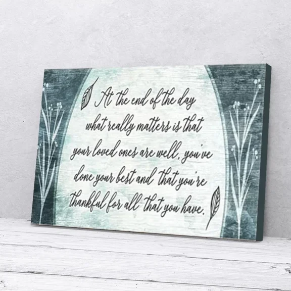 Poster Thankful For All That You Have Grey Home, Wall Art, Unframed Prints For Home Or Office, Perfect Gift For Everyone, 8x12