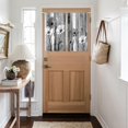thumbnail image 7 of Farmhouse Wooden Grey Daisy Rustic Country Floral Bathroom Window Kitchen Short Curtains, 7 of 7