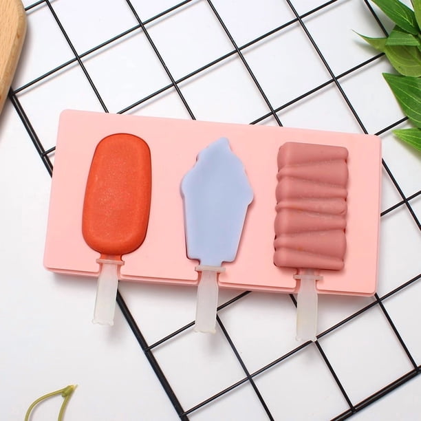 Molde de helado de dibujos animados DIY - Divertido fabricante de paletas for niños - Moldes de helado caseros for niños