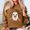 Brown, variant on Halloween Sweatshirts For Women Ghost Oversized Crewneck Sweatshirt Cute Graphic Hoodies Pullover Army Green S