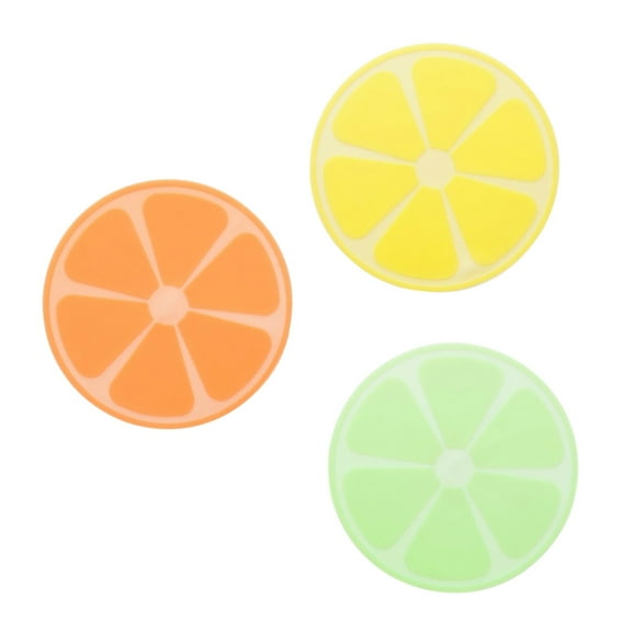 GOOHOCHY 3PCS Round Silicone Bowl Covers Stretch Wraps Reusable Expandable Food Lids