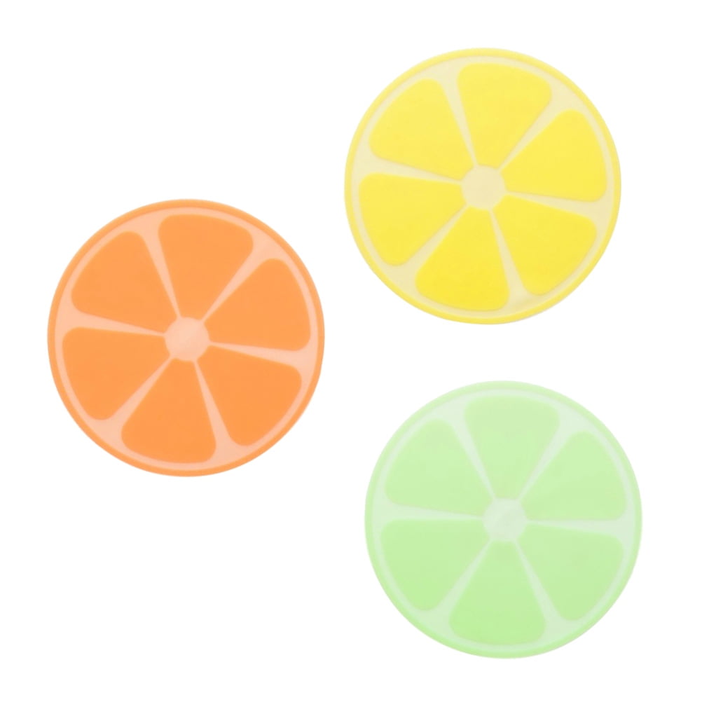 RENACLIPY 3Pcs Silicone Bowl Lids with Airtight Seal Assorted Colors Microwave Oven Safe