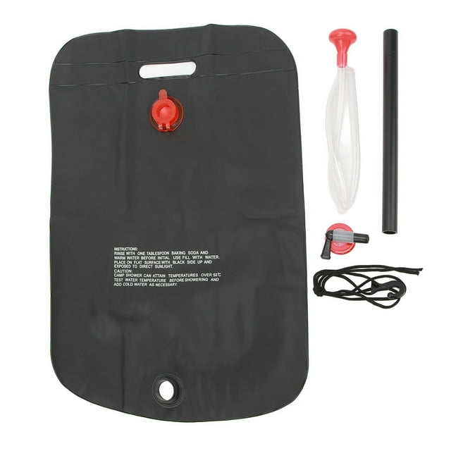 Bolsa de ducha solar NikouMX para camping 40x60cm