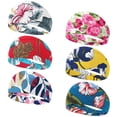 thumbnail image 2 of Wrapables Boho Vintage Floral Elastic Headbands for Sports, Yoga, Workouts, Facials (Set of 6), Floral Print, 2 of 8