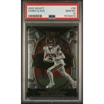 Graded 2022 Panini Select Chris Olave #30 Rookie RC Football Card PSA 10 Gem Mint