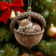 thumbnail image 6 of RKSTN 2D Christmas Forest Hazelnut Animals Ornaments, Cute Acrylic Christmas Tree Decorations Indoor, Ideal Christmas Gifts, 6 of 7