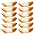 thumbnail image 1 of Shisuyan Plateau en Bois Jetable Brun Clair 50 Pcs 2.4x1.6x0.8in, 1 of 8