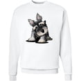 thumbnail image 2 of Inktastic Curious Schnauzer Adult Sweatshirt, 2 of 4