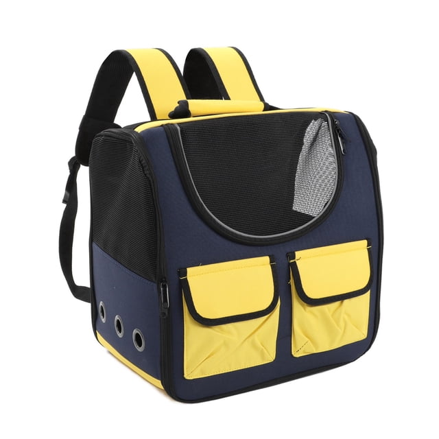 Mochila para transportar mascotas diseño transpirable plegable y ventilado Mochila para transportar perros Gran espacio para caminatas para viajar para gatos pequeños para ANGGREK Otros