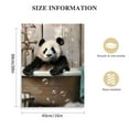 thumbnail image 2 of Nawypu Bathroom Wall Art Animal Prints Bathroom Decor Set of  Canvas Posters Pictures Photos Bathroom Artwork Wall Black and White Funny Bear Panda Penguin Yak Giraffe Elephant in Bathtub, 2 of 5