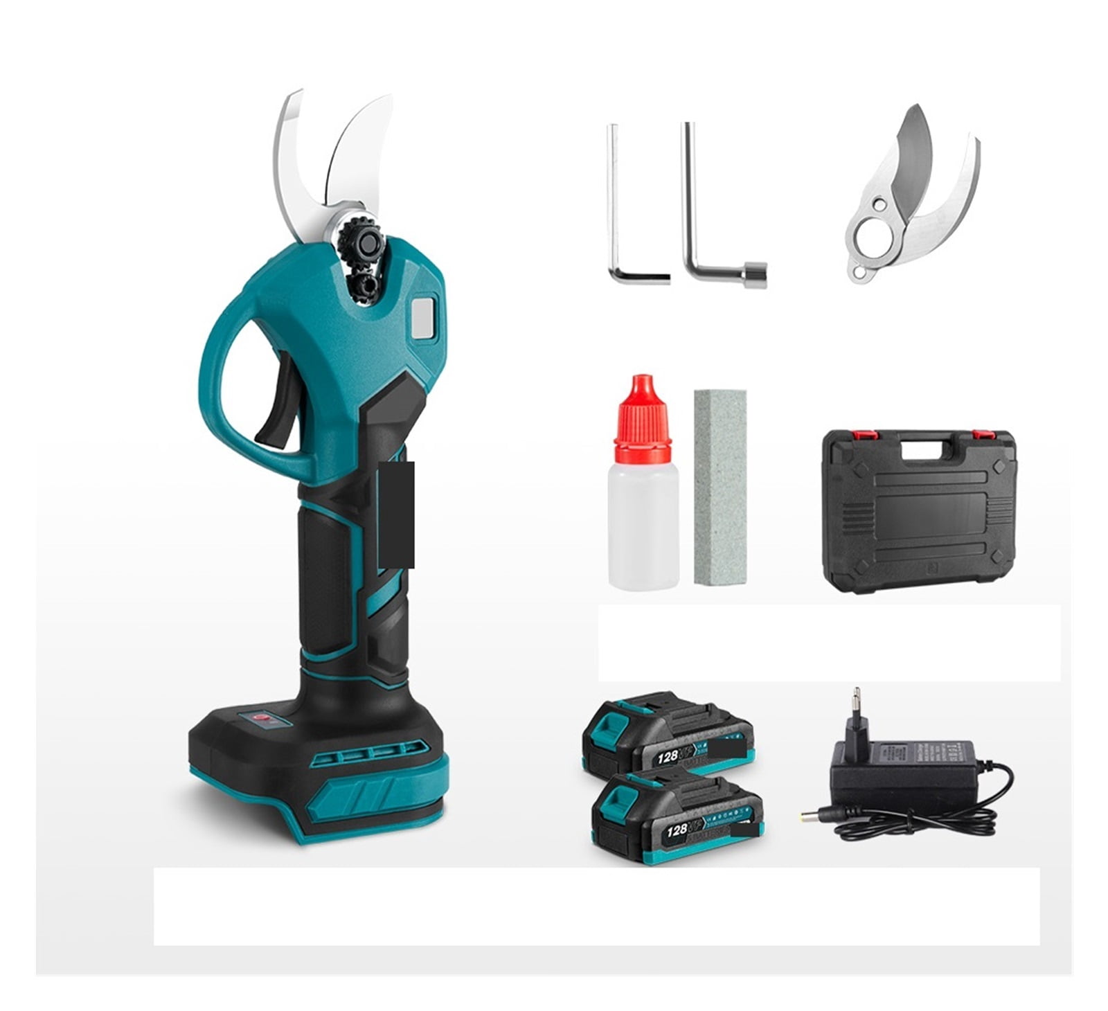 30mm Brushless Electric Pruning Shears 2 Gears Cordless Rechargeable Fruit Tree Bonsai Pruning ,Less Effort