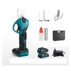30mm Brushless Electric Pruning Shears 2 Gears Cordless Rechargeable Fruit Tree Bonsai Pruning ,Less Effort