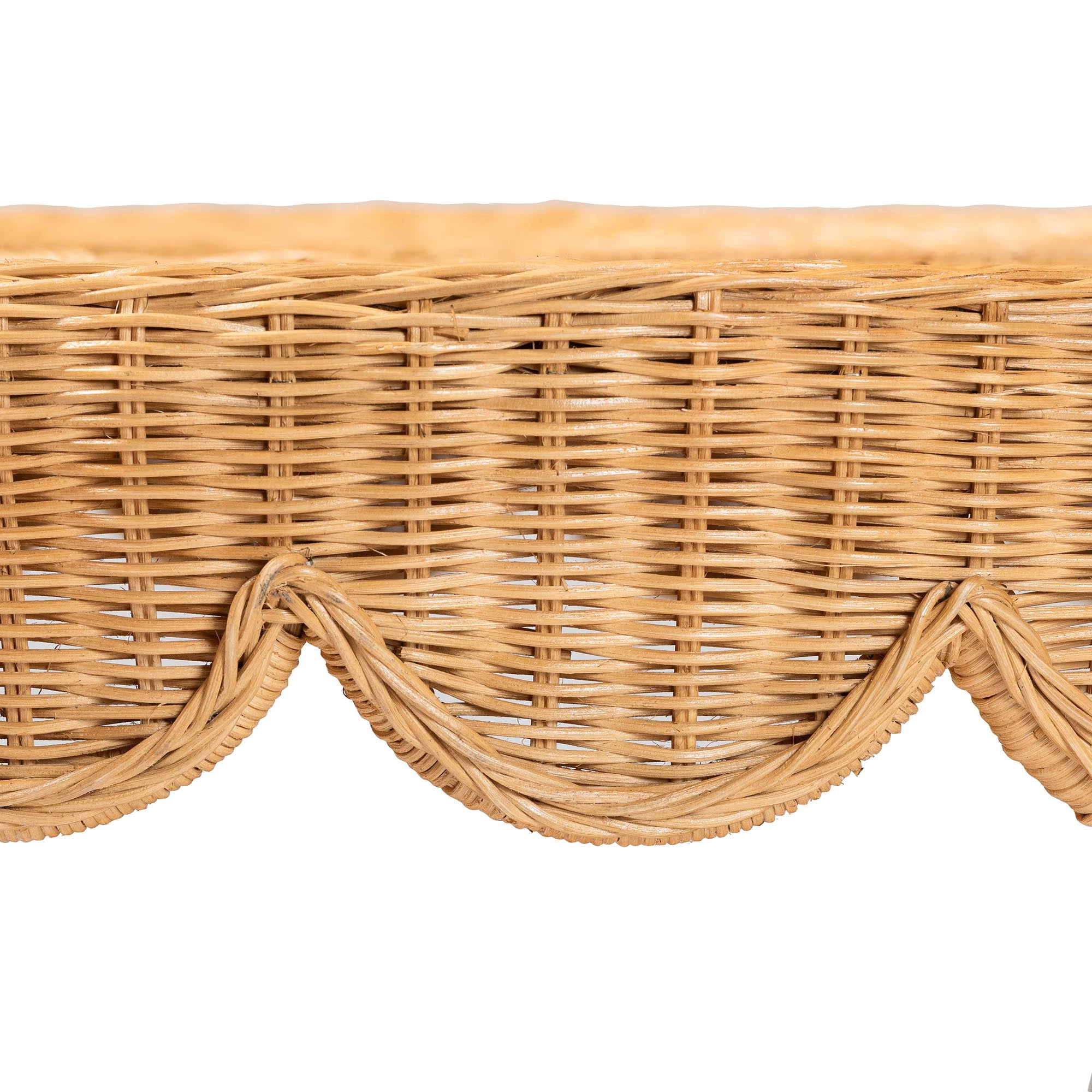 bali & pari Abena Boho Dining Table, Light Honey