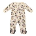 thumbnail image 4 of Disney Clothes Baby Girls 2-Pack Quilted Footie Coveralls - Minnie Mouse, Princess Cinderella and Tiana Bodysuits (0/3M-6/9M), 4 of 8