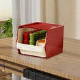 thumbnail image 6 of deevoka Tea Packet Rack Space Saving Utility Desk Storage Organizer for Kitchen Milk red, 6 of 9