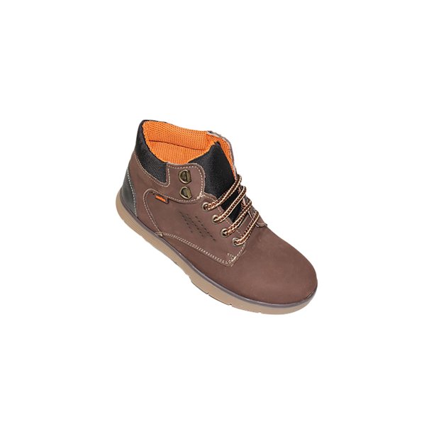 BOTIN VESTIR CASUAL COQUETA NIÑO JOVEN CAFE GAMUZA 434800F LEON 434800Fp