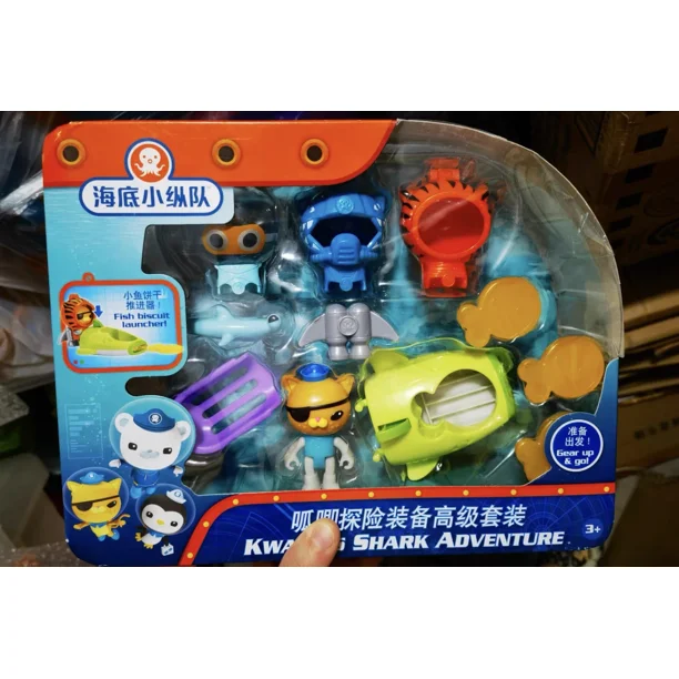 2025 Octonautas-figuras de acción de rescate para niños, juguetes originales de Anime, Kawaii, regalo para niñas, pingüino, Peso