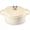 Beige, variant on CONCETTA 6 Quart Enamel Cast Iron Dutch Oven with Moisture-Sealing Lid for Bread Baking Braising & Slow Cooking, Dual Handles, Oven Safe, Beige