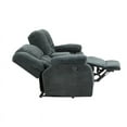 thumbnail image 6 of Armada Manual Recliner Loveseat Made with Chenille Fabric in Green, 6 of 10