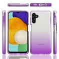 thumbnail image 2 of Mantto Samsung A13 5G Case 5G, Full Body Clear Protection Case - Shock Proof edges Slim Hybrid Back Silicone Rubber TPU Bumper Gradient Phone Case for Samsung Galaxy A13 5G - Purple, 2 of 5