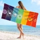 thumbnail image 5 of Playa Rainbow 75 X 150 Cm Toalla De Baño Microfibra Toalla De Playa De Secado Rápido Kearding OD013200-00, 5 of 6