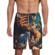 thumbnail image 1 of Balery Whimsical Animal Spiral Pantalones cortos de pijama de punto de algodón para hombre con cinturilla y bolsillos-X-Large, 1 of 6