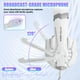 thumbnail image 5 of UHM Audífonos para Juegos con Cable para PS5 PS4 PC Control Xbox One, Audífonos Supraaurales con Cancelación de Ruido con Micrófono, Luz LED, Sonido Envolvente de Graves, Audífonos con Memoria Suave para Laptop Mac, Blanco, 5 of 8