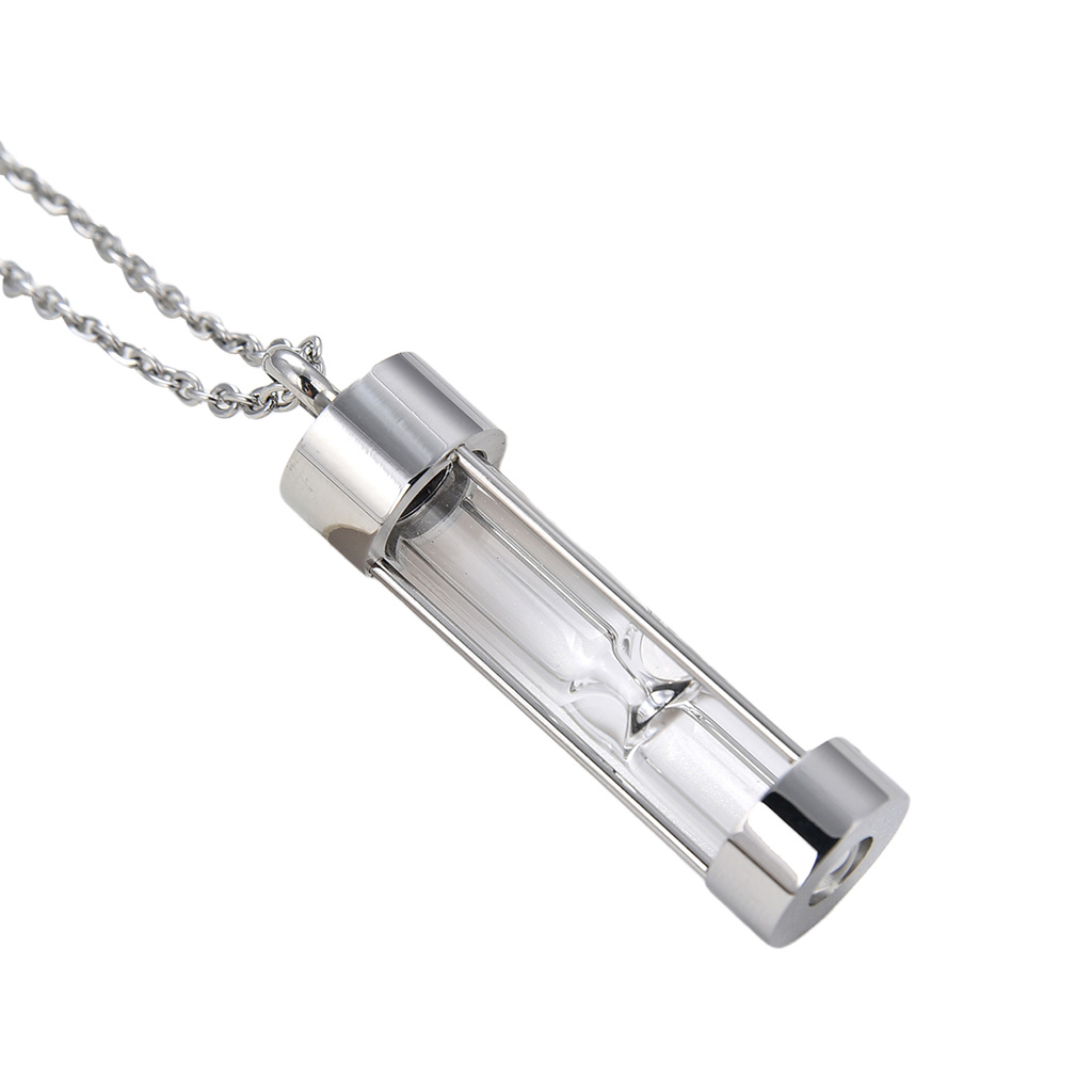 HGYCPP Clear Tube Perfume Bottle Necklace Diffuser Necklace Pendant Black Gold Silver - image 2 of 19