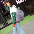 thumbnail image 4 of Sonducket de pana contenedor multiusos Universal mujeres hombres Color sólido estudiante mochilas accesorios de ropa bolsas de almacenamiento Mochilas Gris, 4 of 6