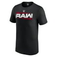 thumbnail image 2 of Men's Black RAW Distressed Logo T-Shirt, 2 of 3