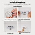 thumbnail image 3 of serony 6pcs/set Self Adhesive Round Hooks Premium Stainless Steel Convenient Organization Easy To Install, 3 of 6