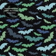 thumbnail image 5 of Shower Curtain, blue green bats cool Waterproof Fabric Plastic Shower Curtain, Drying Fast Bathroom Curtain with 9 Buttonholes, Ruffle Shower Curtain 60x72in, 5 of 8