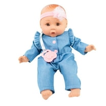 My Sweet Love 14-inch My Cuddly Baby® Doll, Denim Romper