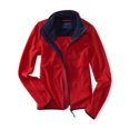 thumbnail image 2 of Aeropostale - Chaqueta de forro polar con cremallera completa para mujer, color rojo, pequeña, 2 of 2