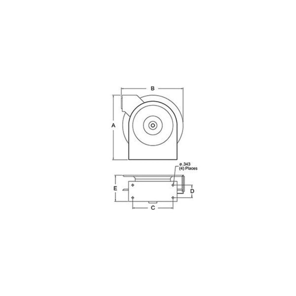 Reelcraft 13-1/2", Hose Reel, 5450 OLP1